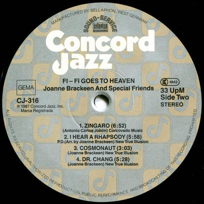 Joanne Brackeen And Special Friends : Fi-Fi Goes To Heaven (LP, Album)