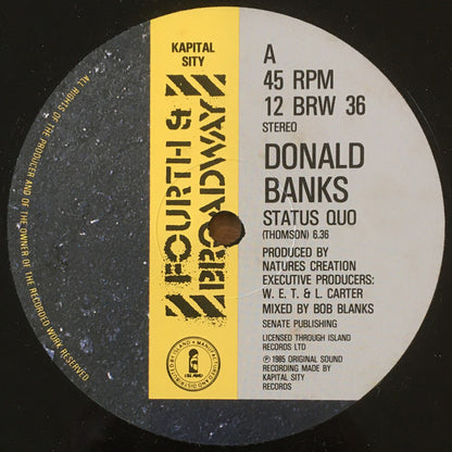 Donald Banks : Status Quo (12")