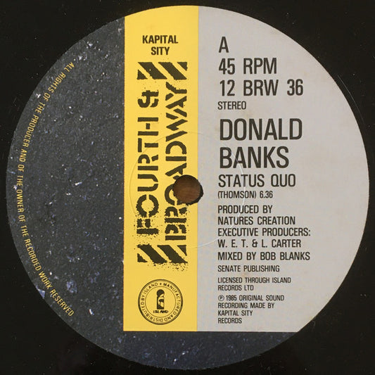 Donald Banks : Status Quo (12")