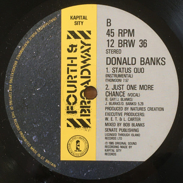 Donald Banks : Status Quo (12")