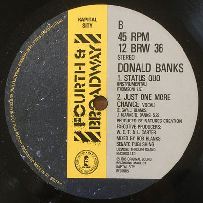 Donald Banks : Status Quo (12")