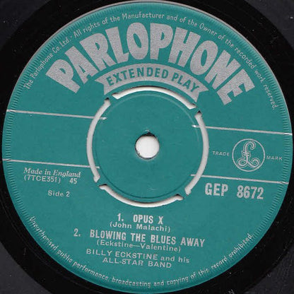 Billy Eckstine And His Orchestra : A Date With Rhythm (7", EP)