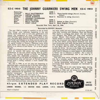 Johnny Guarnieri Swing Men Featuring Lester Young : Untitled (7", EP)