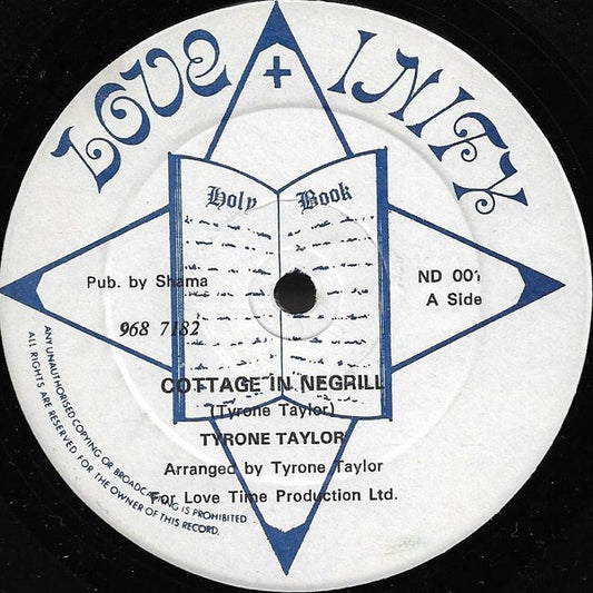 Tyrone Taylor : Cottage In Negrill (12", Blu)
