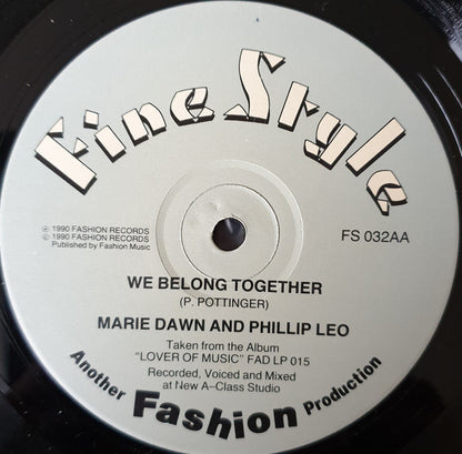Marie Dawn And Phillip Leo : One Night / We Belong Together (12")