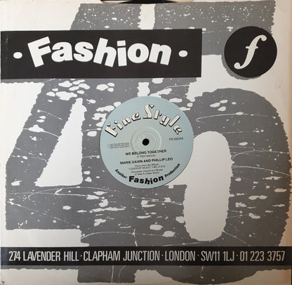 Marie Dawn And Phillip Leo : One Night / We Belong Together (12")