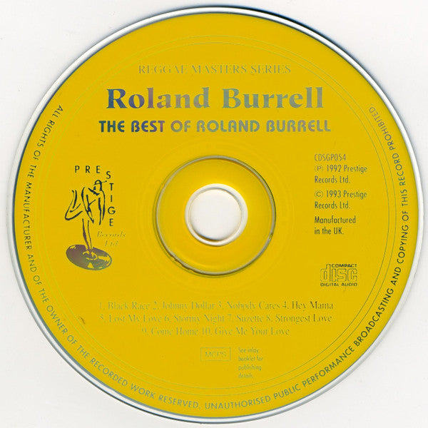 Roland Burrell : The Best Of Roland Burrell (CD, Comp)