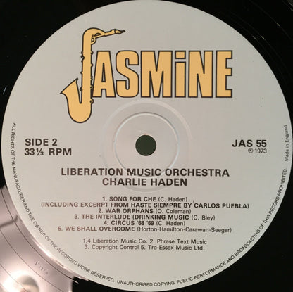 Charlie Haden : Liberation Music Orchestra (LP, Album, RE)