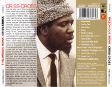 Thelonious Monk : Criss-Cross (CD, Album, RE, RM)