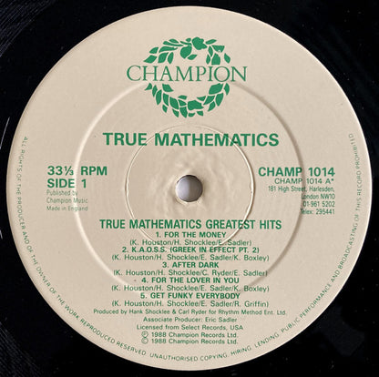 True Mathematics : Greatest Hits (LP, Album)