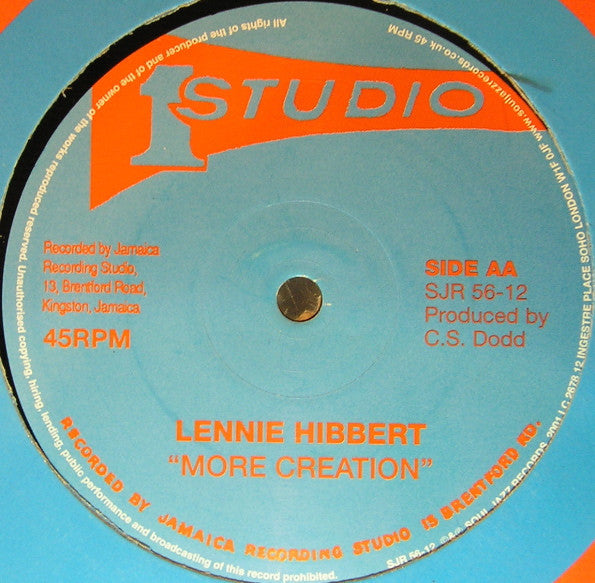 Leroy "Horsemouth" Wallace / Lennie Hibbert : Far Beyond / More Creation (12")
