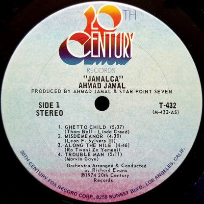 Ahmad Jamal : Jamalca (LP, Album, Ter)