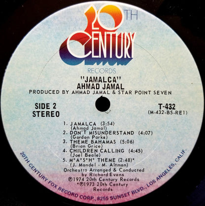 Ahmad Jamal : Jamalca (LP, Album, Ter)