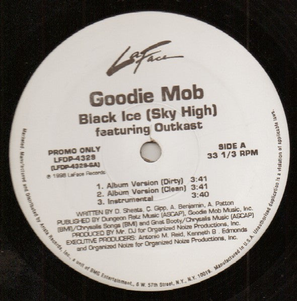 Goodie Mob : Black Ice (Sky High) (12", Promo)