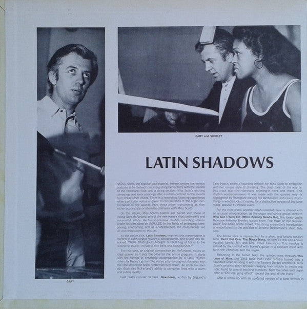 Shirley Scott : Latin Shadows (LP, Album, Mono, Gat)