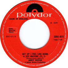 James Brown : Get Up I Feel Like Being A Sex Machine (7", Single, Lar)