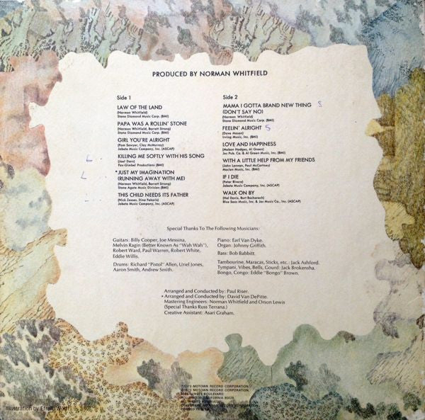 The Undisputed Truth : Law Of The Land (LP, Album, Hol)