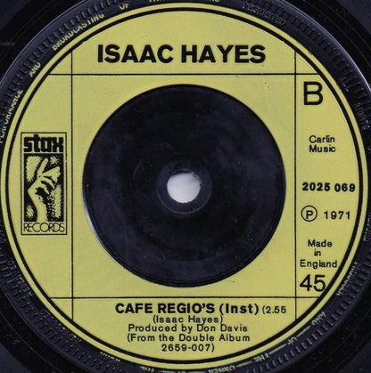 Isaac Hayes : Theme From Shaft (7", RP, Inj)