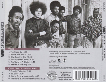 War : The World Is A Ghetto (40th Anniversary Expanded Edition) (CD, Album, RE, RM, Exp)