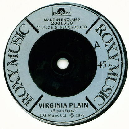 Roxy Music : Virginia Plain (7", Single, RE, Pic)