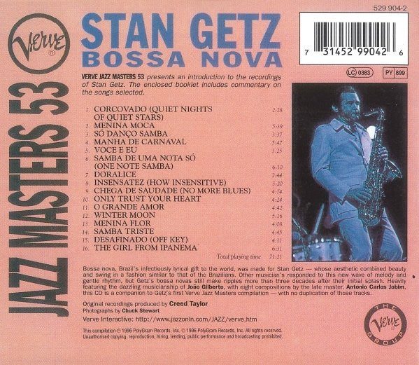 Stan Getz : Bossa Nova (CD, Comp, RE)