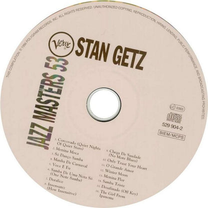 Stan Getz : Bossa Nova (CD, Comp, RE)