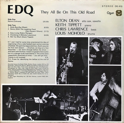 Elton Dean Quartet : They All Be On This Old Road (LP, Album)