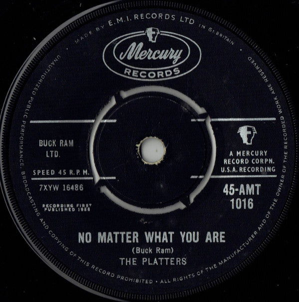 The Platters : Smoke Gets In Your Eyes (7", Single)