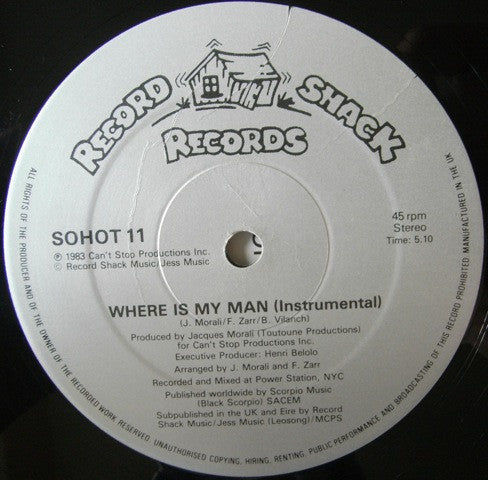 Eartha Kitt : Where Is My Man (12")