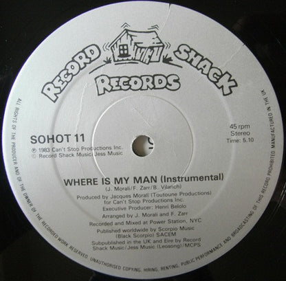 Eartha Kitt : Where Is My Man (12")