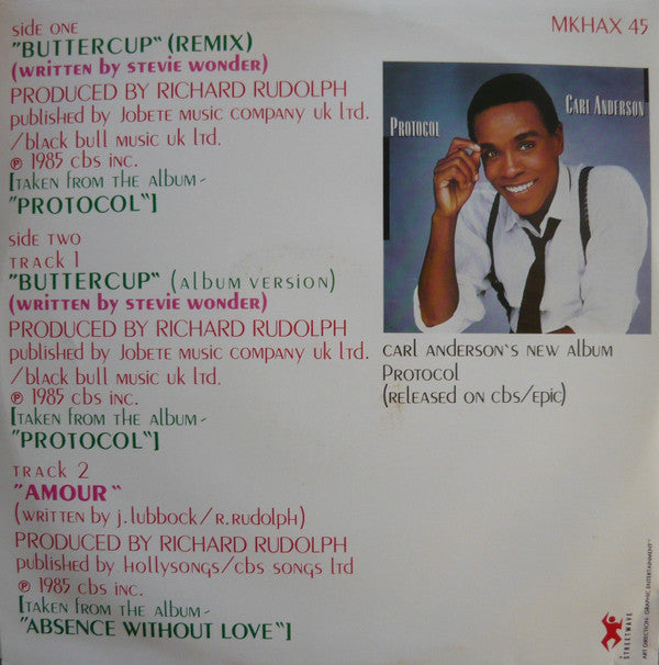 Carl Anderson, Paul Phillips Remix : Buttercup (Remix) (12")