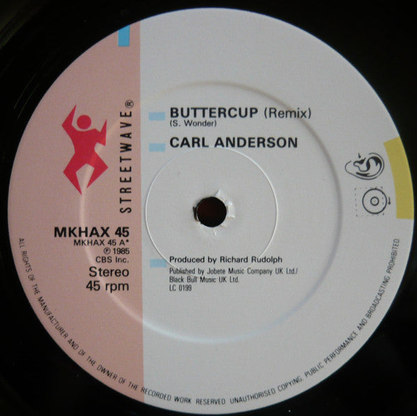 Carl Anderson, Paul Phillips Remix : Buttercup (Remix) (12")