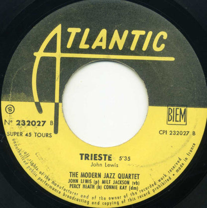 The Modern Jazz Quartet : Lonely Woman / Trieste (7", EP)