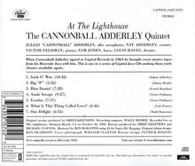 The Cannonball Adderley Quintet : At The Lighthouse (CD, Album, RE, RM)