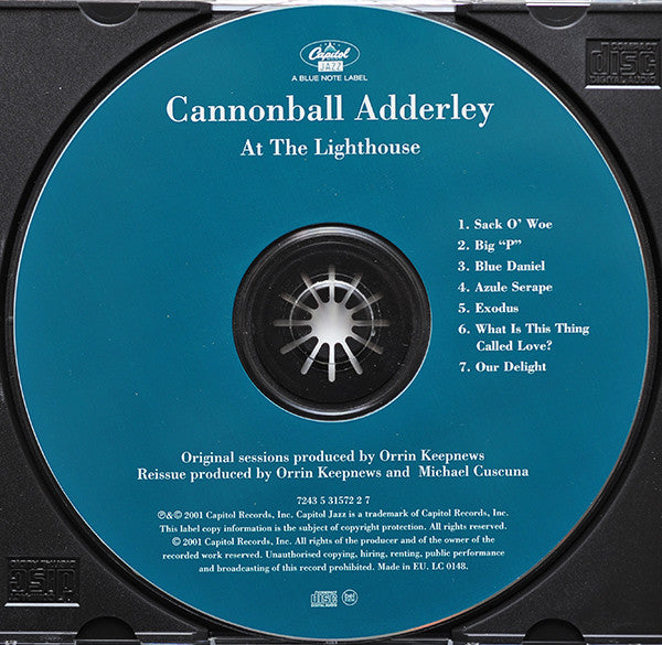 The Cannonball Adderley Quintet : At The Lighthouse (CD, Album, RE, RM)