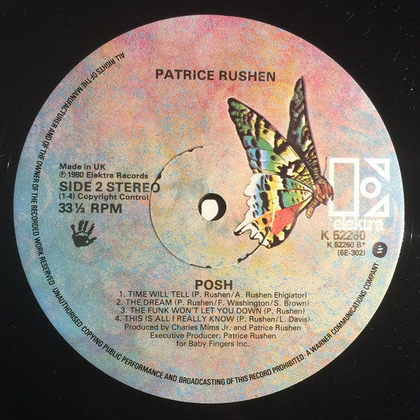 Patrice Rushen : Posh (LP, Album)