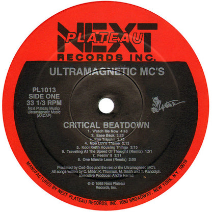Ultramagnetic MC's : Critical Beatdown (LP, Album)