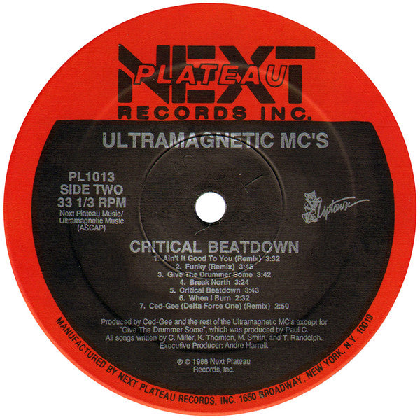 Ultramagnetic MC's : Critical Beatdown (LP, Album)