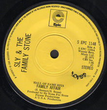 Sly & The Family Stone : Family Affair / Dance To The Music (7", Single, RE, Sol)