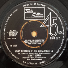 Jimmy Ruffin : What Becomes Of The Brokenhearted (7", Single, Pus)