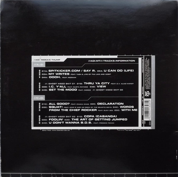 De La Soul : Art Official Intelligence: Mosaic Thump (2xLP, Album, Ltd)
