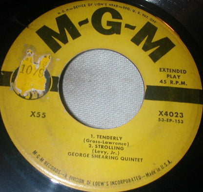 The George Shearing Quintet : You're Hearing George Shearing (2x7", Album, EP)