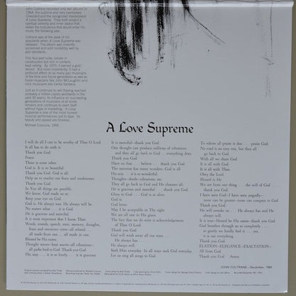 John Coltrane : A Love Supreme (LP, Album, Ltd, RE, RM, Gat)
