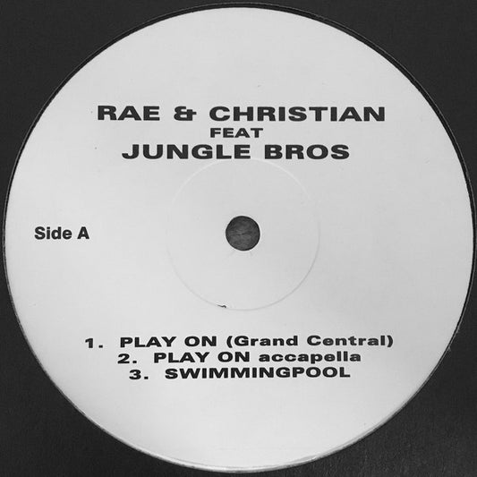 Rae & Christian Feat Jungle Brothers : Play On (Grand Central) (12", Promo)