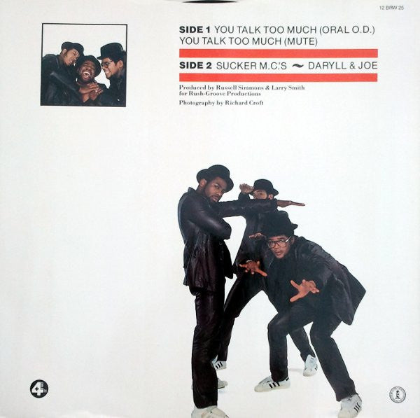 Run-DMC : You Talk Too Much (12")