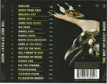 Roxy Music : The Best Of Roxy Music (CD, Comp, Enh)