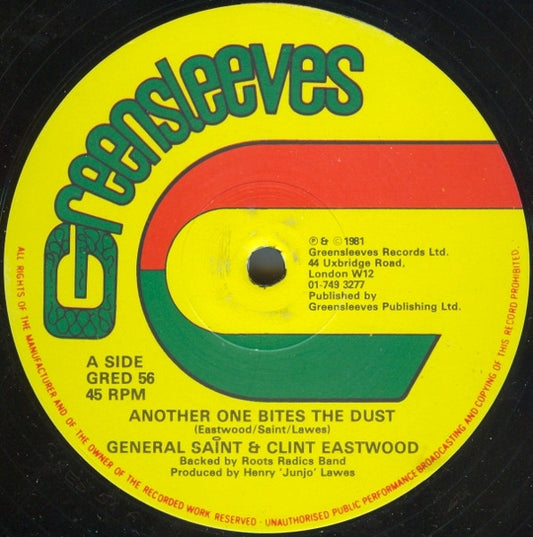 Clint Eastwood And General Saint / Clint Eastwood And General Saint : Another One Bites The Dust / Young Lover (12")