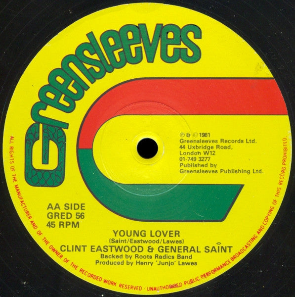 Clint Eastwood And General Saint / Clint Eastwood And General Saint : Another One Bites The Dust / Young Lover (12")