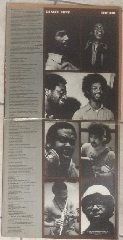 Gil Scott-Heron : Free Will (LP, Album, Gat)