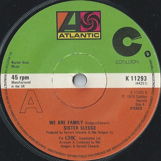 Sister Sledge : We Are Family (7", Single)